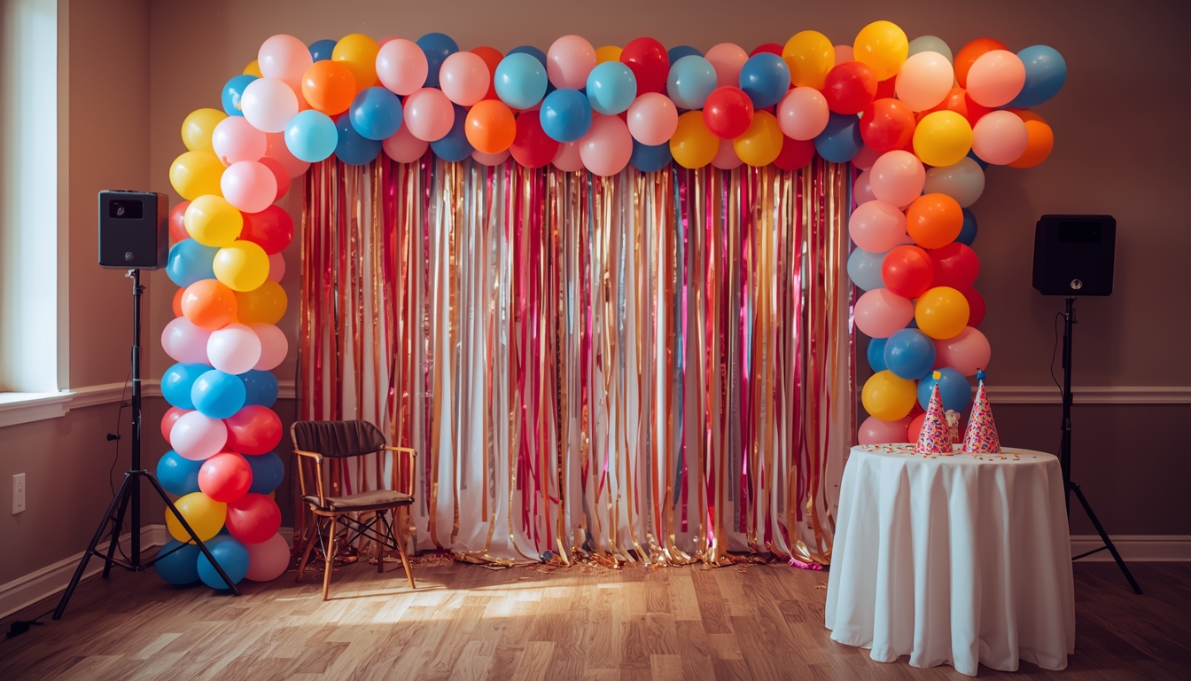 Kholvexxthun birthday party photo zone